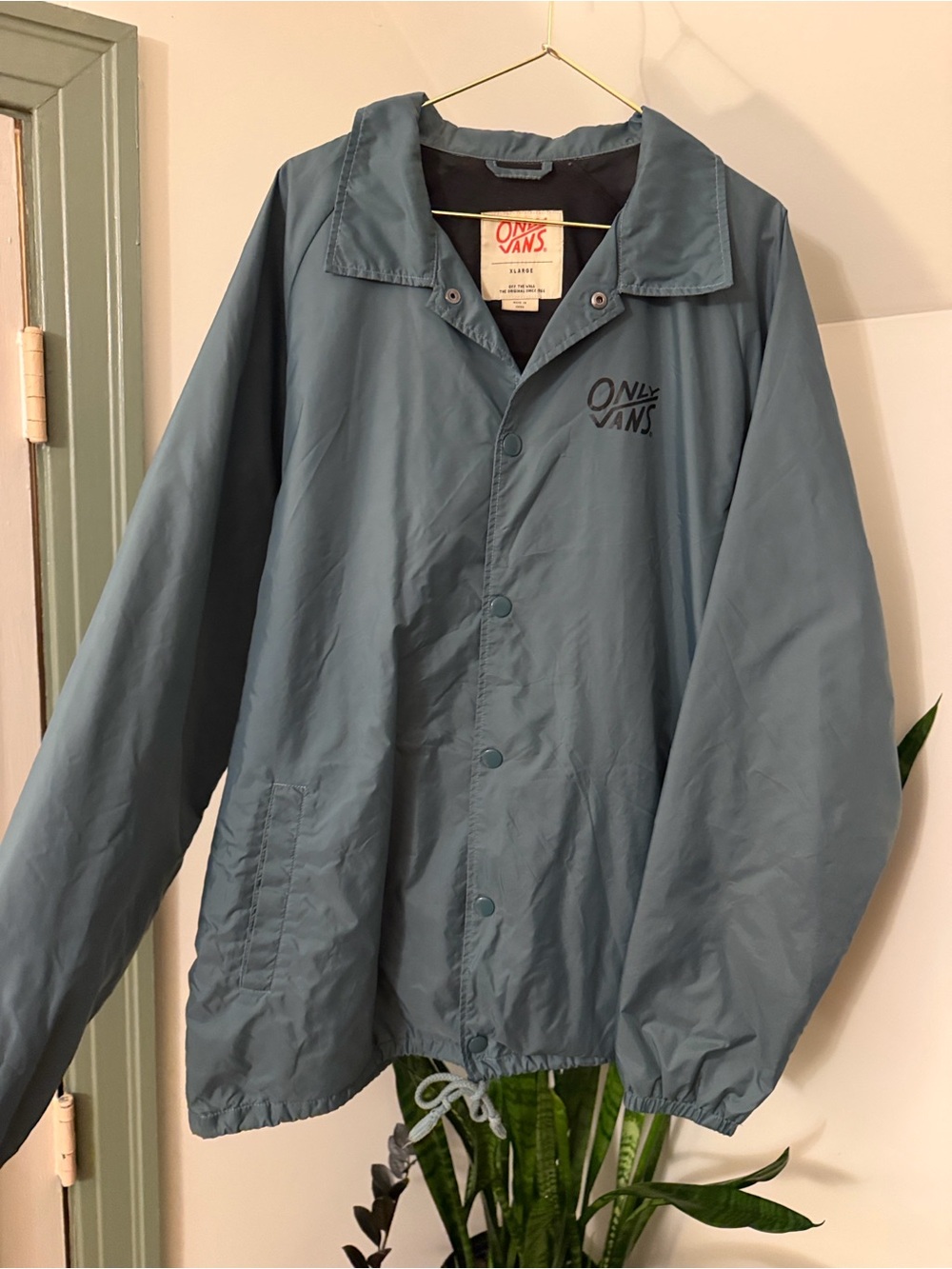 Vans Slate Blue Coach Windbreaker Jacket
